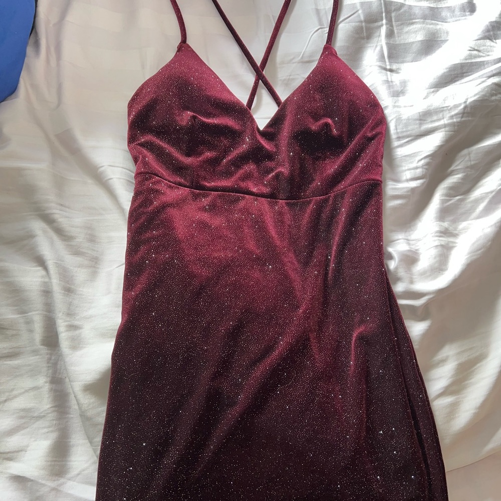 Windsor sparkly velvet dress